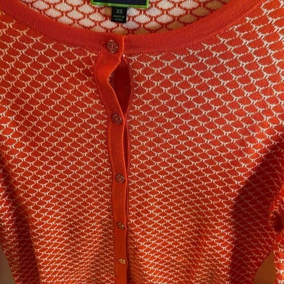 C wonder 3/4 sleeve scallops knit cardigan XS - Picture 2 of 8